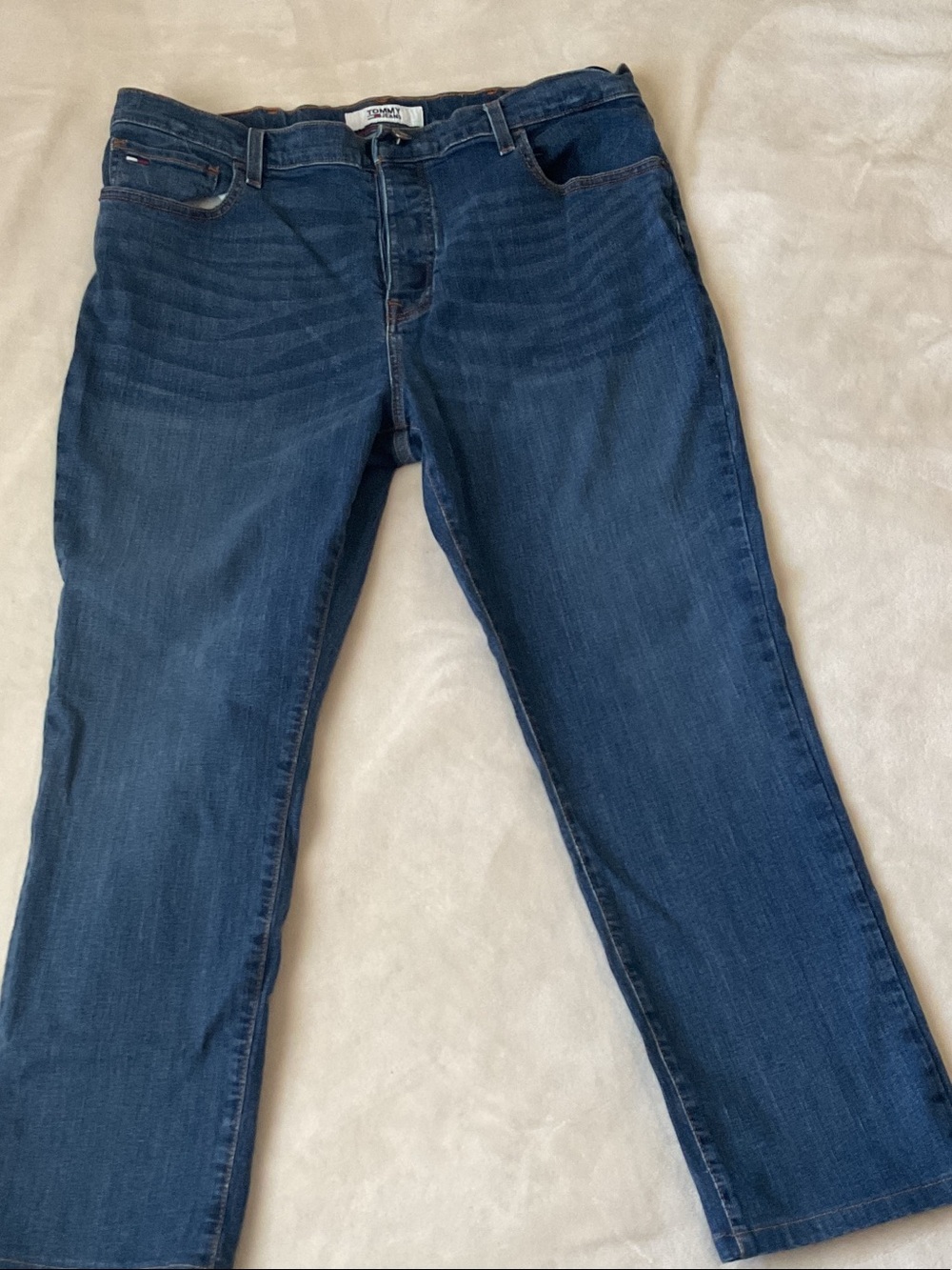 Tommy Hilfiger Dark Blue Straight-Leg Jeans